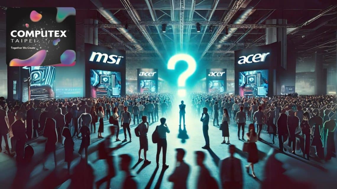 les stands msi et acer au computex 2024 by glg