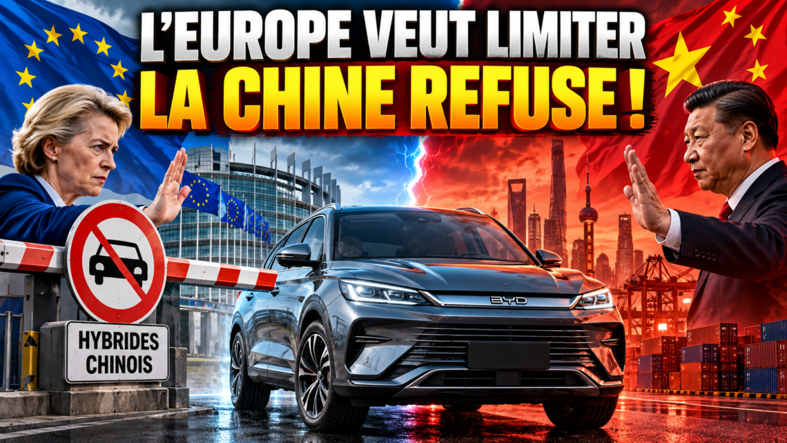 l’europe veut limiter les hybrides chinois… mais la chine refuse.