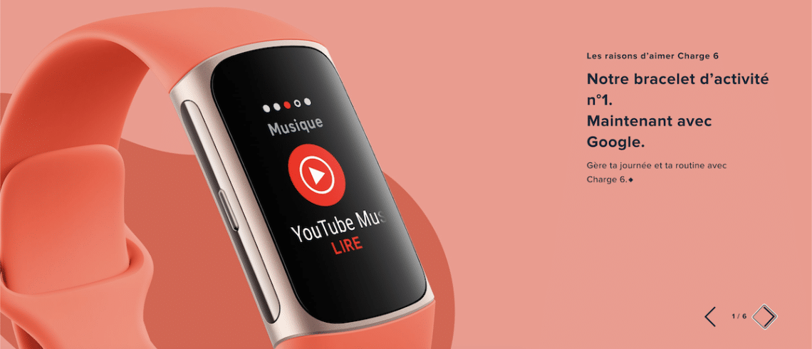levez votre parcours de bien être avec le nouveau fitbit charge 6