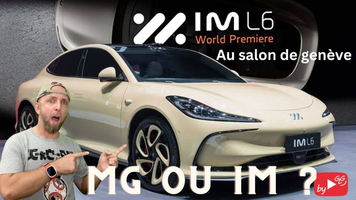 l'im l6, nouvelle berline électrique de mg, dévoilée à genève