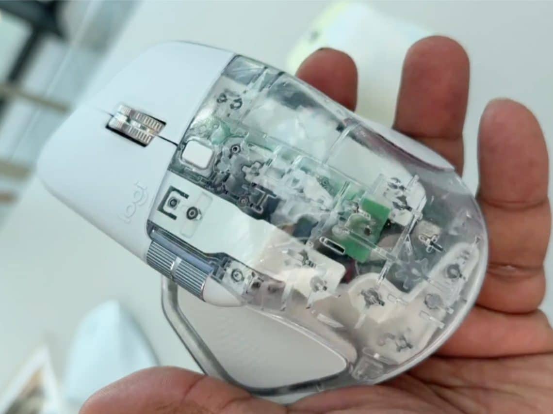 logitech mx master 4 transparent design