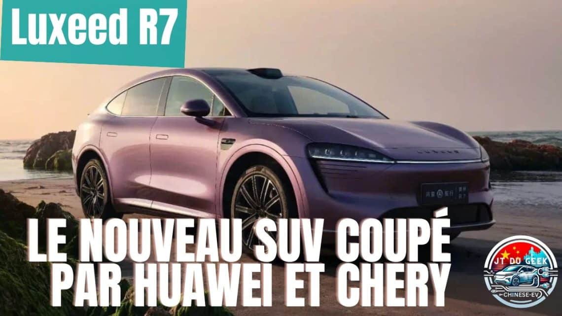luxeed r7, le nouveau suv coupé soutenu par huawei et chery