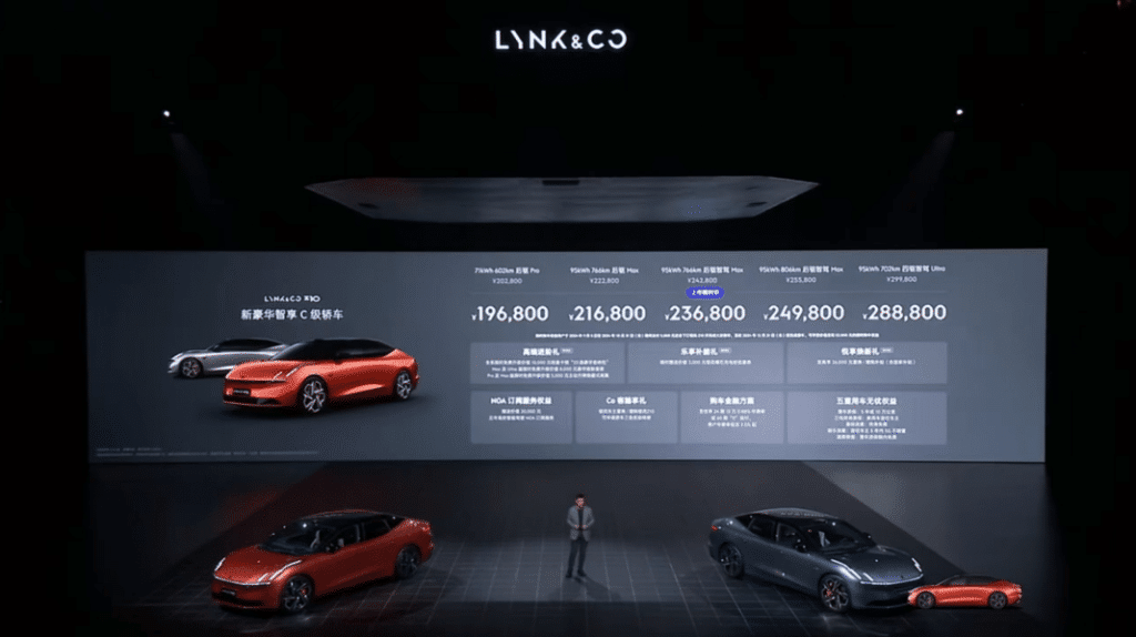 lynk & co z10 prices