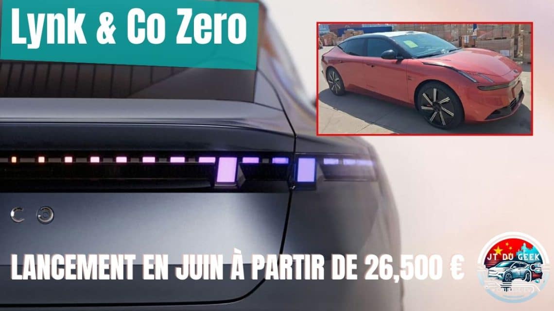lynk & co zero, la berline électrique dévoilée, lancement en juin à partir de 26,500 €