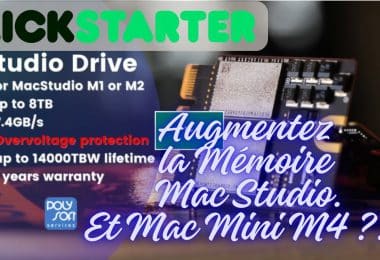 mac mini m4 & mac studio , un projet kickstarter pour élargir la mémoire arrive !