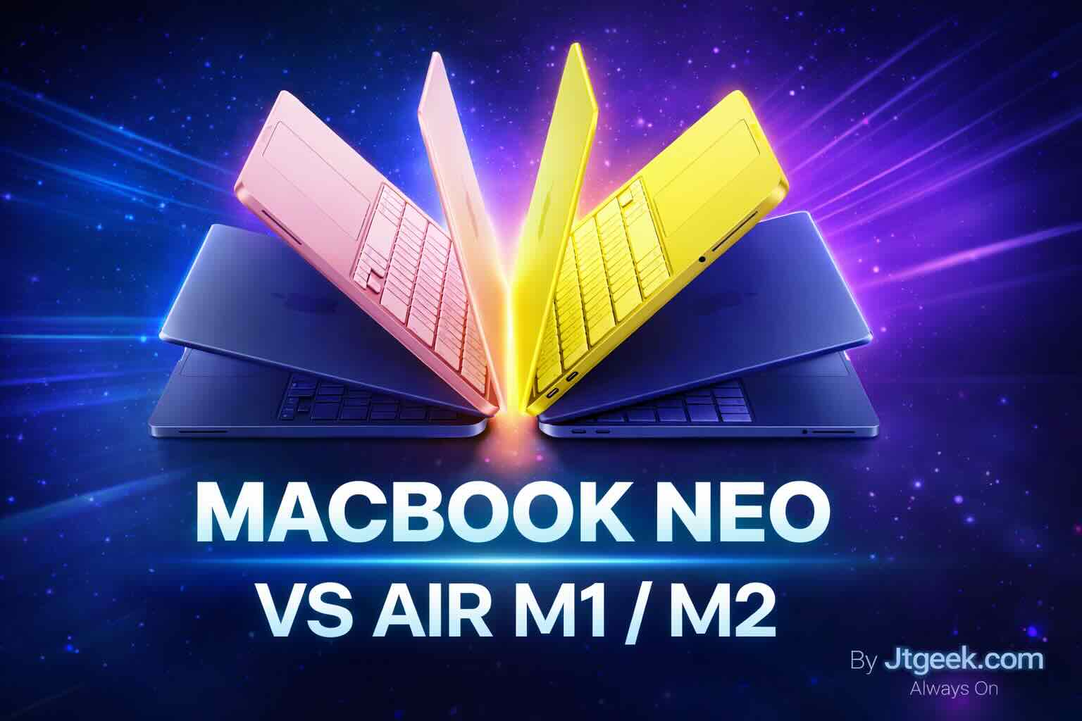 macbook neo 13 vs macbook air m1 ou m2