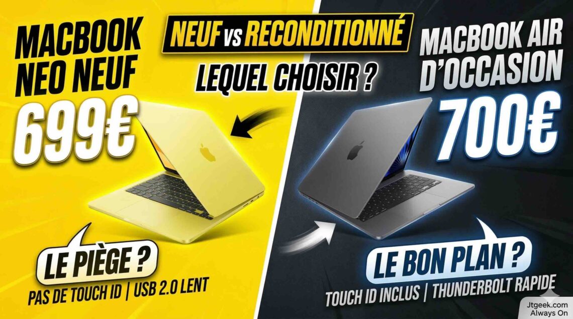 macbook neo à 699€ ou macbook air d’occasion