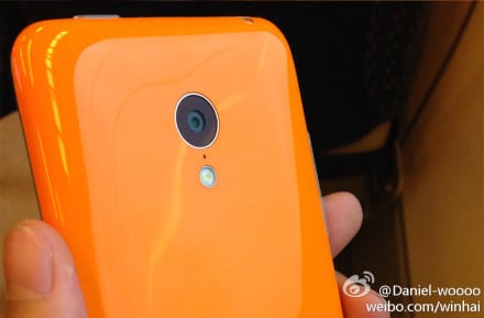 smartphone android meizu mx3 de couleur orange