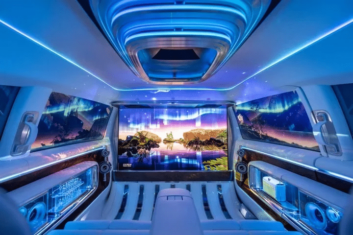 mercedes benz vision v home cinema