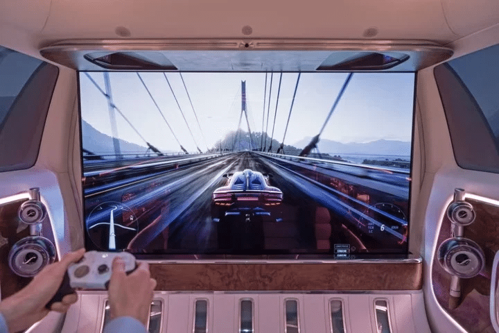 mercedes benz vision v jeux video