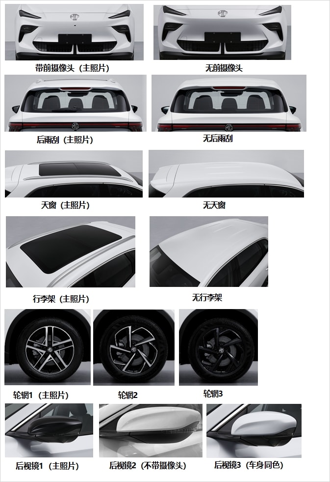 mg s5 suv options