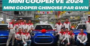 mini cooper électrique 2024 est chinoise