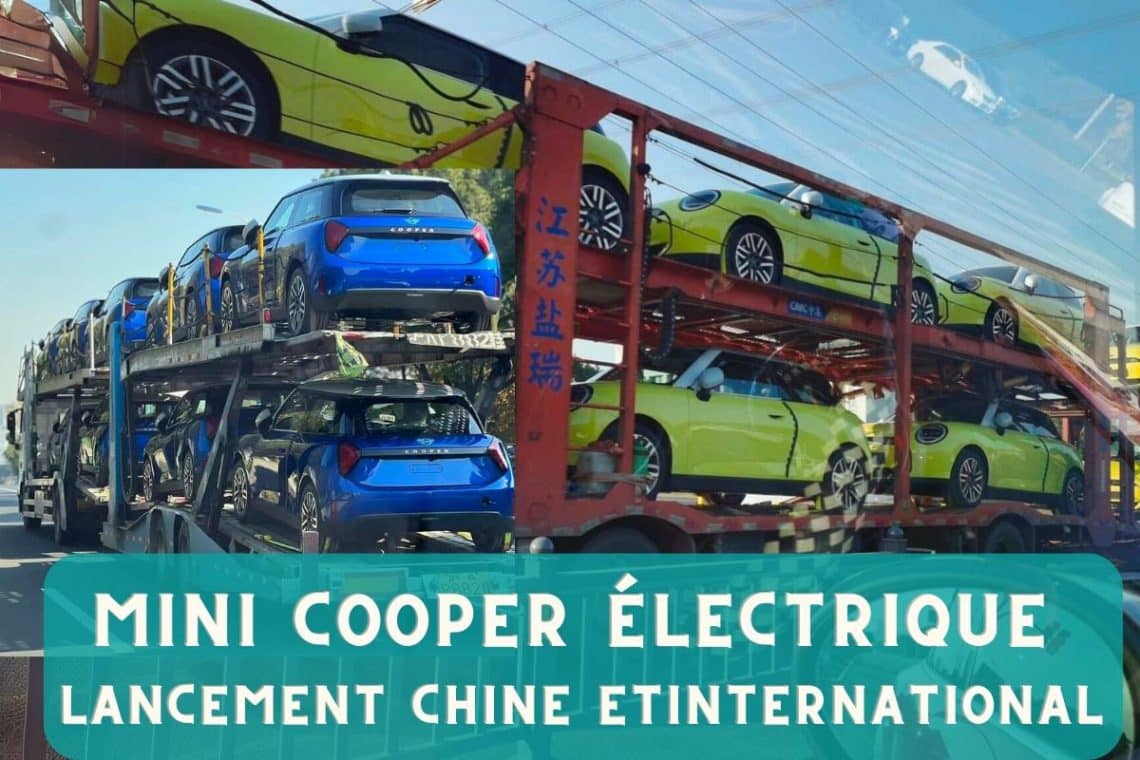 mini cooper électrique ,lancement imminent en chine et à l'international