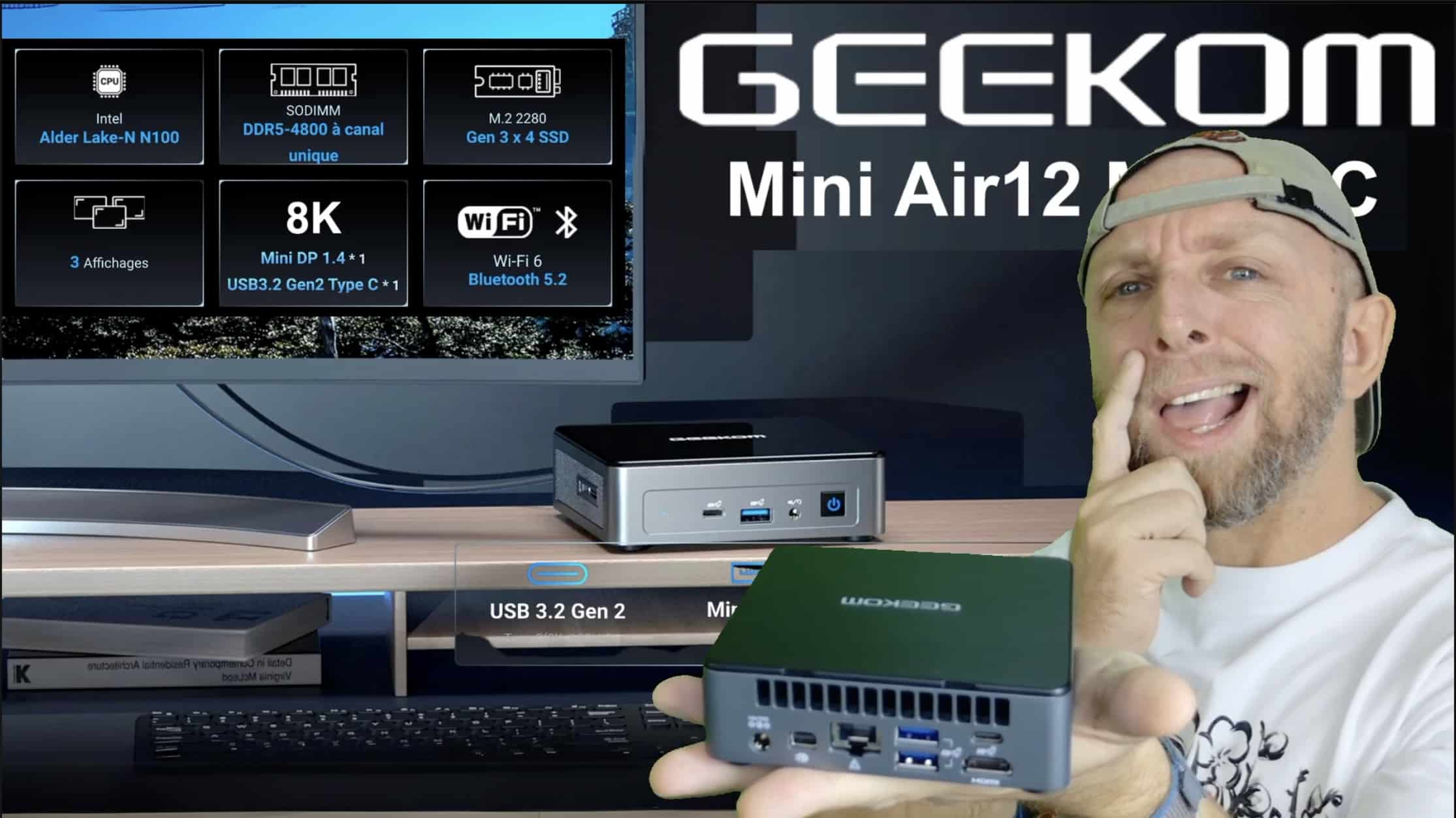 Test du GEEKOM Mini Air 12: Mini-PC de Pointe à Moins de 300