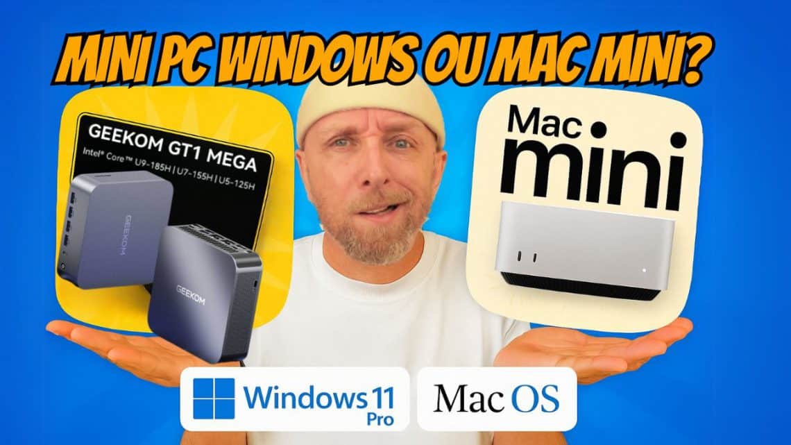 mini pc windows ou mac,le comparatif ultime geekom gt1 mega vs mac mini m4