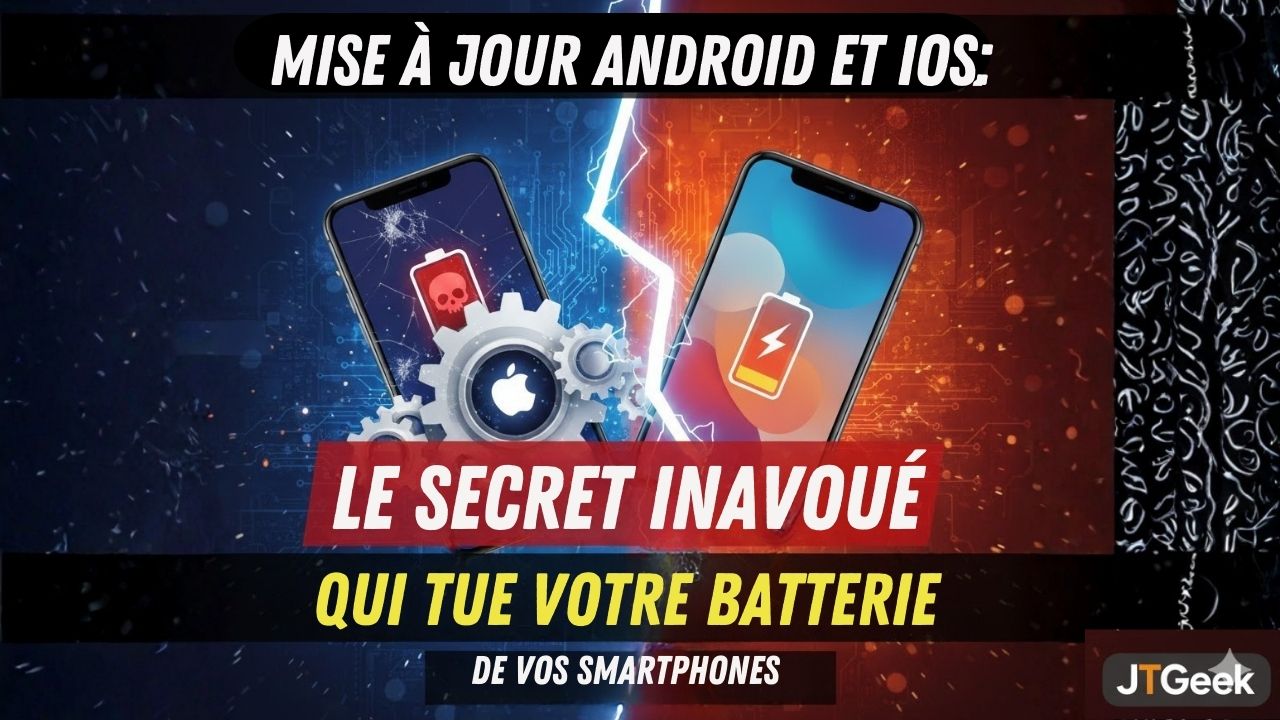 mise à jour android et ios , le secret inavoué des marques pour tuer votre batterie