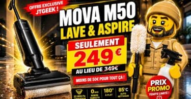 mova m50 test et avis bon plan jtgeek à 249 € pour ce balai aspirateur laveur 22 000 pa