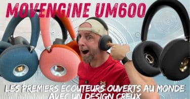 movengine um600 ,le premier casque ouvert au design creux avec audio 3d et confort inégalé !