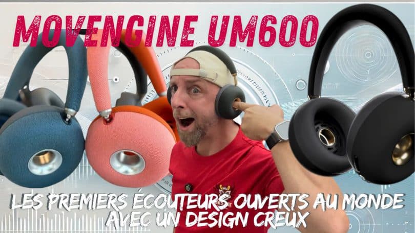 movengine um600 ,le premier casque ouvert au design creux avec audio 3d et confort inégalé !