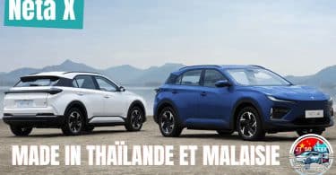 neta x, le nouveau suv électrique produit en thaïlande et malaisie