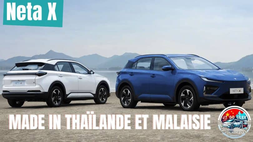 neta x, le nouveau suv électrique produit en thaïlande et malaisie