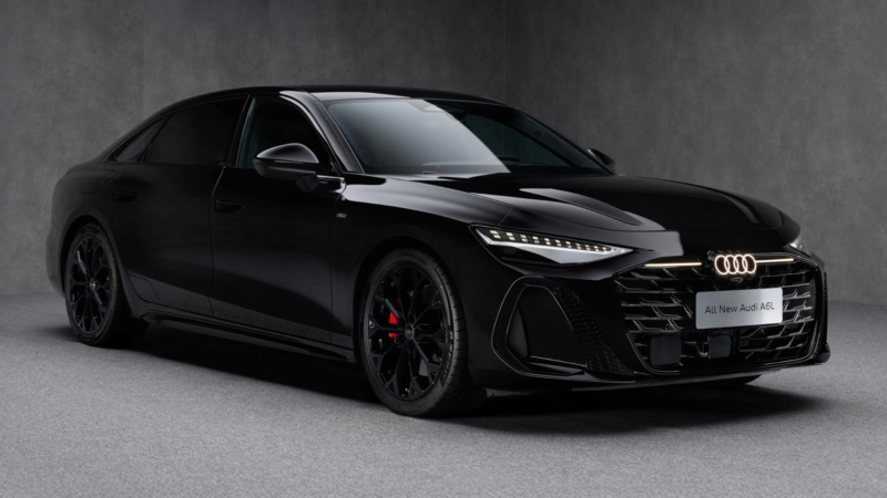 new audi a6l black