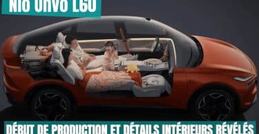 nio onvo l60 ,début de production et détails intérieurs révélés