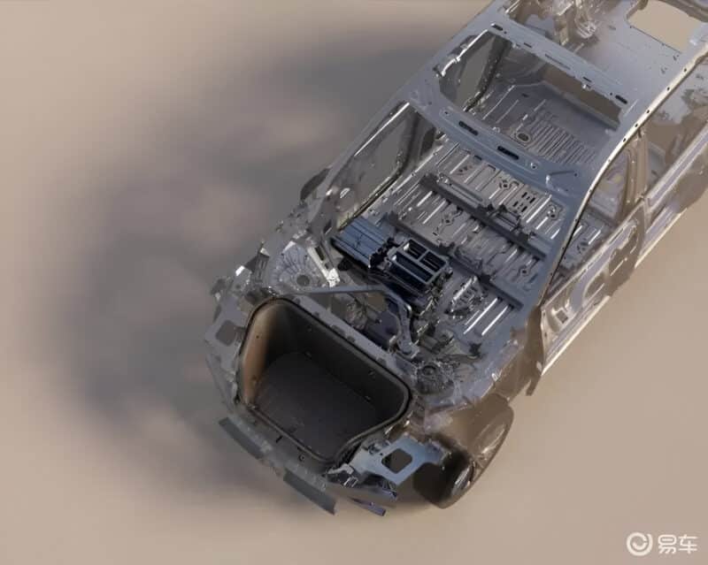 nio onvo l90 flagship suv chassis