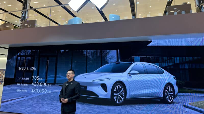nio switched to the 100 kwh battery in china as standard