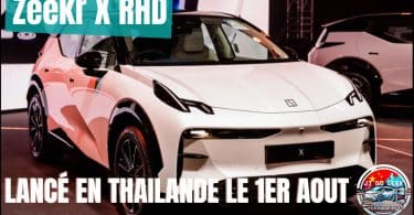 nouveau zeekr x rhd lancé en thaïlande ,défiant le marché mondial des ev