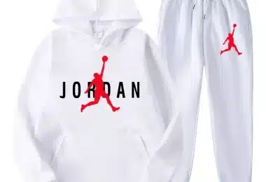 nouvel ensemble jordan sweat à capuche & pantalon dès 17,55€ sur aliexpress blanc