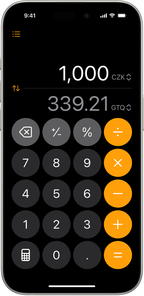 nouvelle fonction ios18 pour ta calculatrice en mode nomade