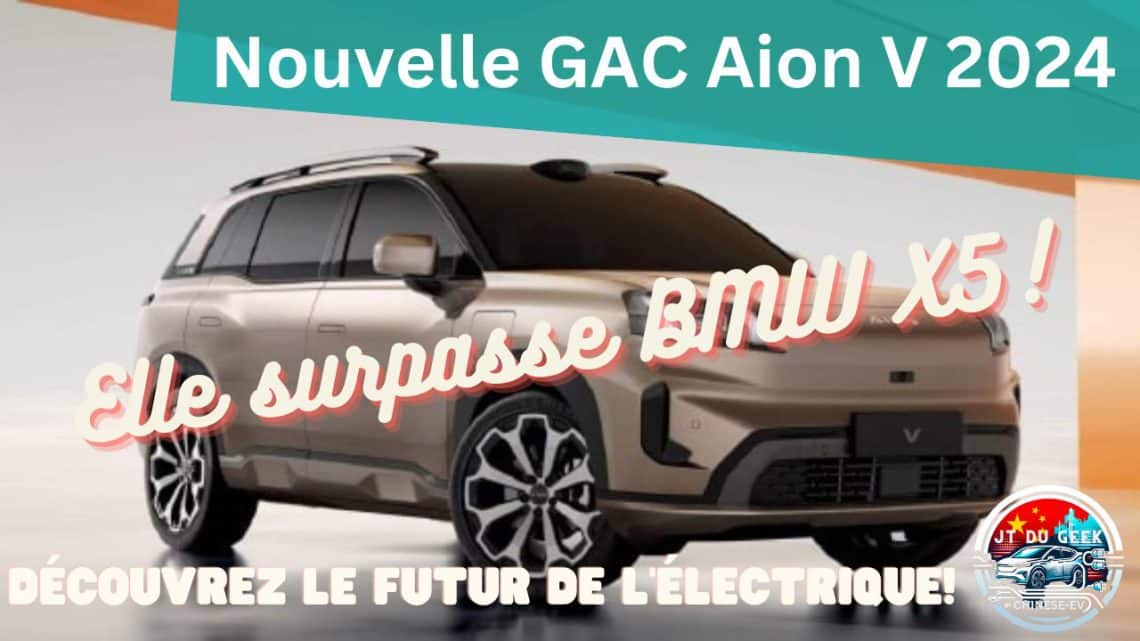 nouvelle gac aion v de 2e génération ,une révolution électrique au salon de pékin