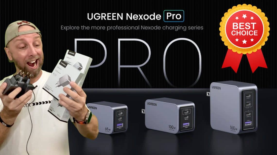 nouvelle gamme de chargeur ugreen nexode pro 65w,100w et 160w, la version pro qui change tout
