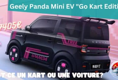 nouvelle mini ev panda de geely à 7 405€ un kart électrique pour les jeunes!
