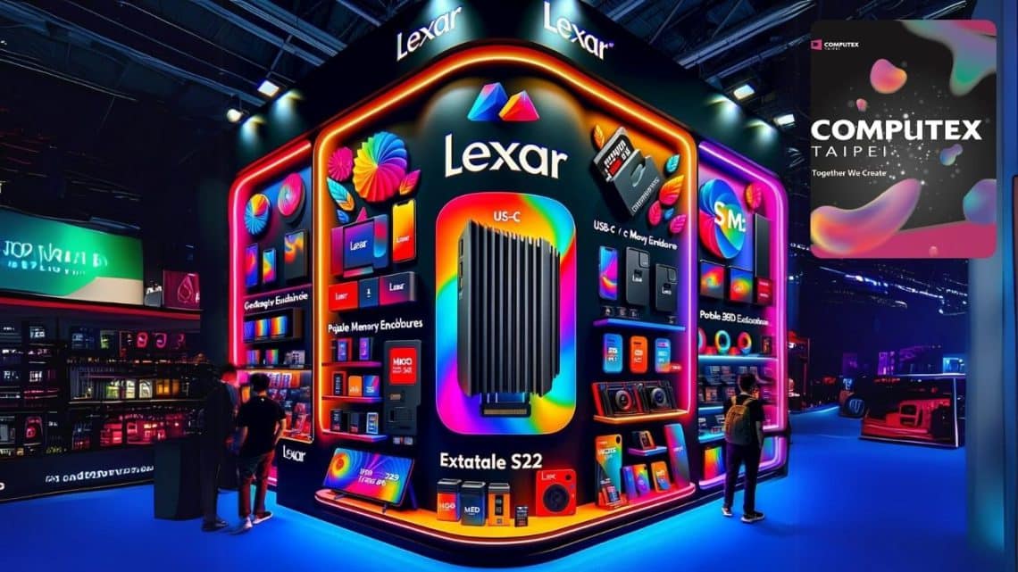 nouvelles solutions de stockage lexar au computex 2024