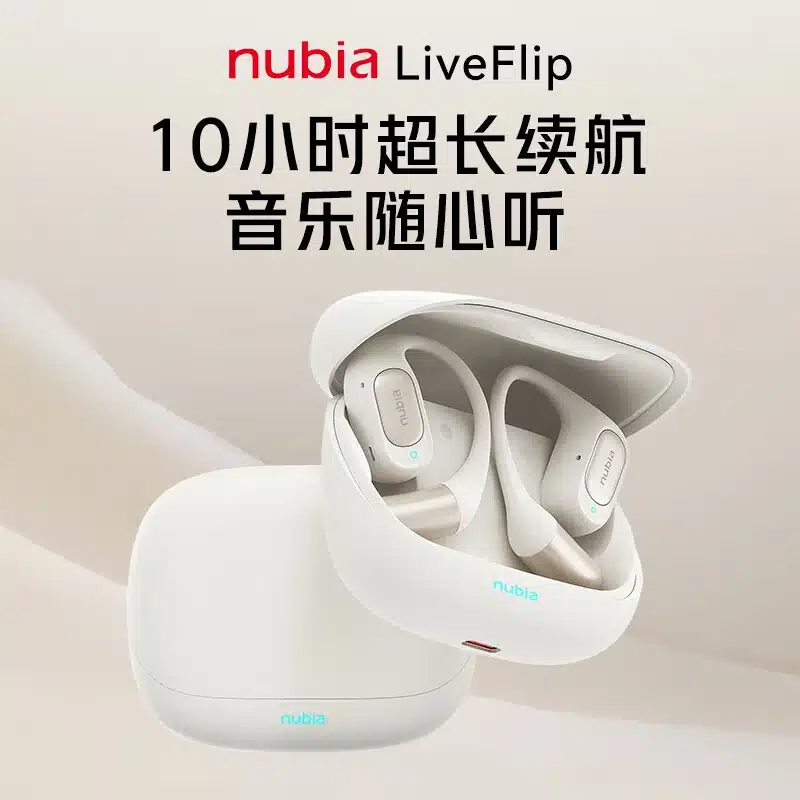 nubia liveflip open ear earbuds