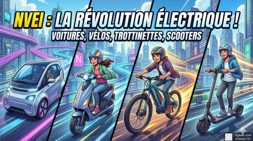 nvei tout savoir sur les nouveaux véhicules électriques individuels