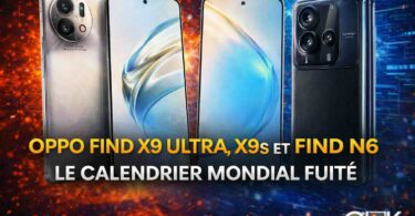 oppo find x9 ultra, find x9s et find n6