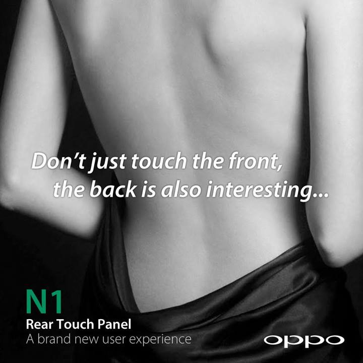 oppo n1 rear touchpad panel
