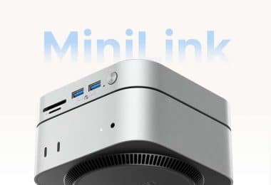 orico minilink dock usb c pour mac mini m4 avec sd:tf 4.0 et vitesse jusqu’à 40 gb:s