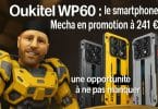 oukitel wp60 le smartphone 5g mecha en promotion à 241 €