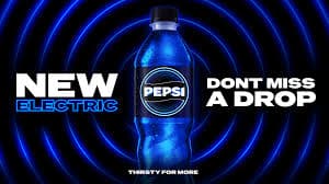 pepsi electric blue