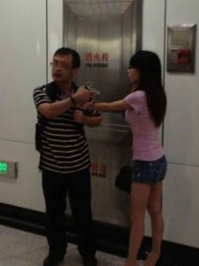 harceleur sexuel dans le métro de shanghai