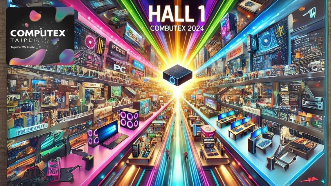petit tour des allées du hall 1 au 4e étage du computex 2024 , bilan et perspectives