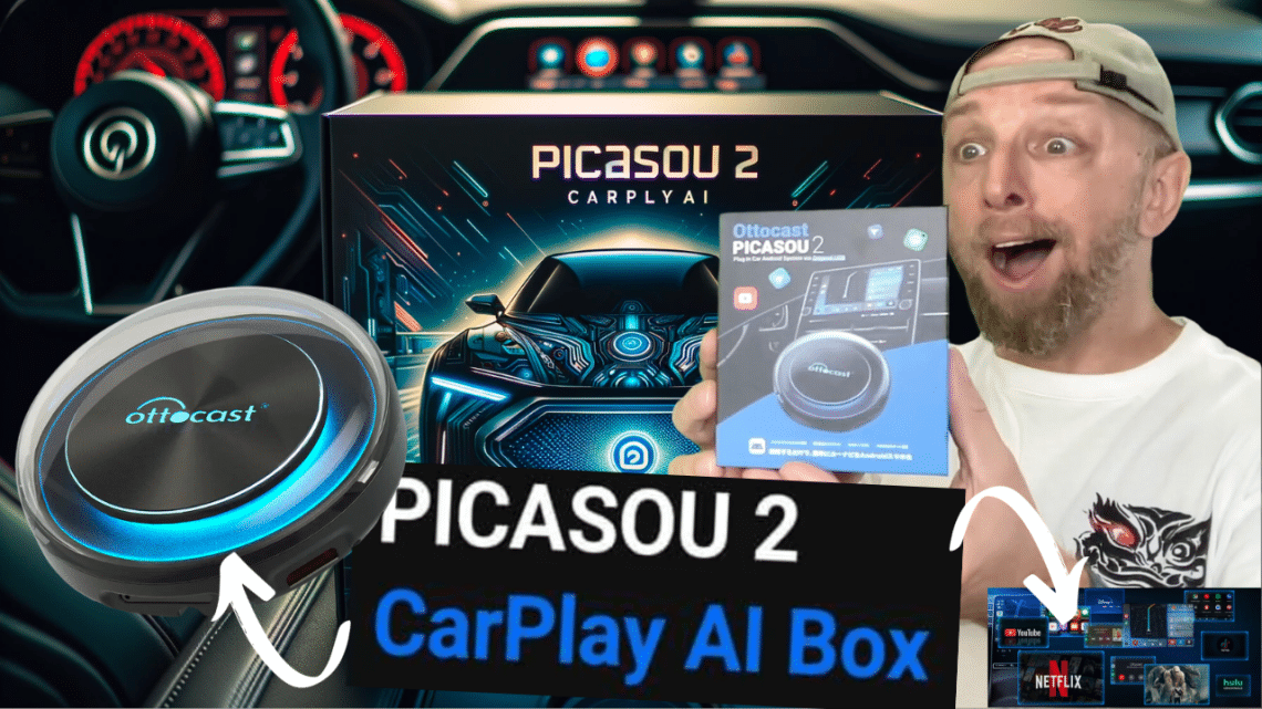 picasou 2 carplay ai box la révolution technologique pour votre voiture enfin ultra connectée!