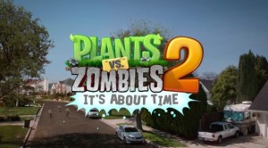 affiche de plants vs zombies 2 it's about time