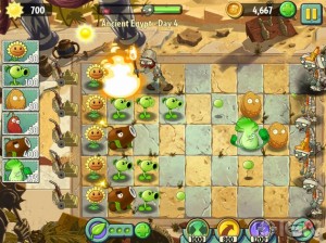 screenshot de plants vs zombies 2 it's about time