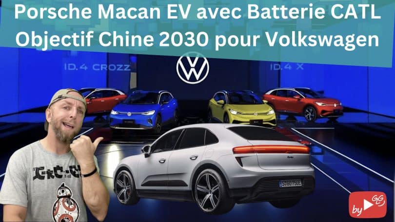 porsche lance le macan ev avec batterie catl et volkswagen dévoile ses objectifs pour 2030 en chine