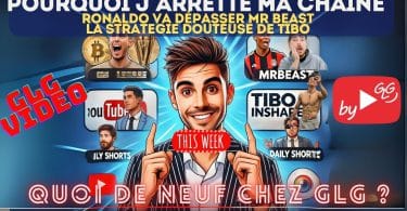 pourquoi j’arrête ma chaîne, ronaldo va dépasser mrbeast, et la stratégie douteuse de tibo inshape